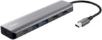 Trust Dalyx 6-in-1-USB-C-Multiport-Adapter - 6-in-1-USB-C-Multiport-Adapter