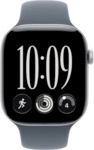 Apple Watch Series 12 Cellular 46mm - Space Grau Aluminium Case Navyblau Sport Band -