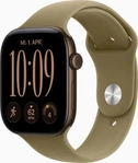 Apple MJEQ4ZR/A, Apple Watch Series 12 46mm - Dunkelbronze Aluminium Case Oliv Sport