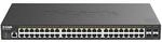 D-Link DGS-1250-52XP Smart Managed Switch 52-Port, 48x Gigabit RJ45 (PoE+), 4x...