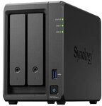 Synology DiskStation DS725neo+ NAS 2-Bay AMD Ryzen&trade; R1600, 4GB DDR4 RAM, 0/2