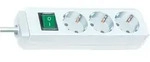 Brennenstuhl 1152920, Brennenstuhl Eco-Line Steckdosenleiste mit Schalter 3-fach,
