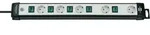 Brennenstuhl Premium-Line Technik Steckdosenleiste 5-fach, schwarz/lichtgrau, 3m