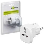 Goobay Reiseadapter Welt auf EU Schutzkontaktst. Typ F, CEE 7/7 UK-Buchse,