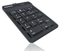 KeySonic ACK-118BK Nummernblock aus Silikon Staub- Und Spritzwassergesch&uuml;tzt,