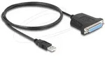 Delock Adapter USB 1.1 Stecker > 1 x Parallel DB25 Buchse