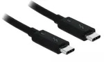 DeLock Thunderbolt 3 Kabel 40Gb/s St./St. 0,5m schwarz