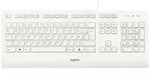 Logitech K280e, Kabelgebundene USB-Tastatur, wei&szlig; Tastatur