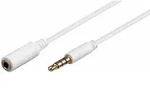 Goobay Kopfh&ouml;rer & Audio Verl&auml;ngerungskabel 3,5mm, 1m Weiss