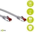 Goobay CAT 6 Patchkabel, S/FTP (PiMF), Grau 10m