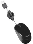 Targus Compact Blue-Trace Maus schwarz, USB-Anschluss