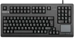CHERRY TouchBoard G80-11900, Schwarz Kompakte Tastatur mit integriertem Touchpad,