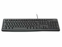 Logitech K120 - Tastatur US-Layout kabelgebunden, schwarz