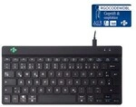 R-Go Compact Break Tastatur, QWERTZ (DE), schwarz, kabelgebunden