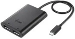 i-tec USB-C 3.1 Dual 4K DP Video Adapter 2x DisplayPort 1.2 Buchse