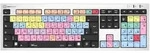 LogicKeyboard PC Silver Slimline Tastatur designed f&uuml;r Avid Pro Tools DE