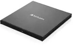 Verbatim Ultra HD 4K External Blu-ray Writer SlimLine USB-C 3.0