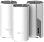 TP-Link Deco E4 WLAN Mesh System, 3er Set AC1200 Dual-Band, 2x LAN/WAN (pro Einheit)