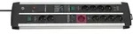 Brennenstuhl Premium-Protect-Line Steckdosenleiste 11-fach, Schwarz/Grau, 3m