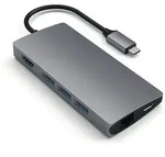 Satechi Type-C Multi-Port Hub 4K Ethernet V2 space gray