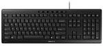 CHERRY STREAM KEYBOARD Tastatur, US-Layout und &euro;-Symbol, kabelgebunden,