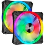 Corsair iCUE QL140 RGB PWM 2er-Pack | 140mm Gehäuselüfter inkl. Lighting Node CORE