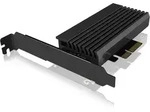ICY BOX ICYBOX Konverter f&uuml;r 1x M.2 NVMe f&uuml;r PCIe x4 mit Aluminium K&uuml;hlk&ouml;rper und