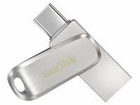 SanDisk Ultra Dual Drive Luxe 256GB Silber - USB-Stick, Typ-C/Typ-A 3.0