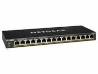 NETGEAR GS316P SOHO Unmanaged Switch 16x Gigabit Ethernet PoE+, 115W