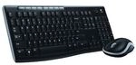 Logitech MK270 Desktopset, kabellos, US-Layout Tastatur und Maus
