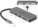 Delock USB Typ-C Dockingstation f&uuml;r Mobilger&auml;te - 4k - HDMI, HUB, SD, PD 2.0