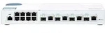 QNAP QSW-M408-4C Smart Managed Switch 4x 10GbE SFP+/RJ45 Combo, 8x 1GbE RJ45, Layer