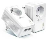 TP-Link AV1000 2-Port Gigabit Powerline Set mit Steckdosen 2 x Adapter, bis zu 1.000