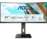AOC CU34P2A Office Monitor - Curved, WQHD, H&ouml;henverstellung