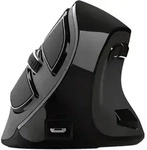 TRUST Voxx kabellose Maus, wiederaufladbar, ergonomisch, Bluetooth & 2,4Ghz