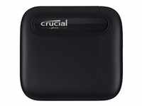 Crucial X6 Portable SSD 1TB Schwarz Externe Solid-State-Drive, USB 3.2 Gen 2x1