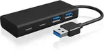 ICY BOX IB-HUB1426-U3 USB 3.0 Hub Type-A zu 2x Type-CTM und 2x Type-A USB
