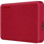 Toshiba Canvio Advance HDD 4TB Rot Externe Festplatte, USB 3.2 Gen 1x1 5 Gbit/s