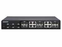 QNAP Systems QSW-M1208-8C 12-Port Smart Managed Switch [4x 10GbE SFP+, 8x 10GbE