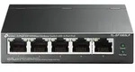TP-Link TL-SF1005LP Netzwerk-Switch 5-Port, Unmanaged, 5x 100 Mbit/s RJ45, 4x PoE,