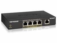NETGEAR GS305P SOHO Unmanaged Switch 5x Gigabit Ethernet, 4x PoE+, 63W