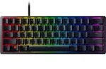 Razer Huntsman Mini mechanische Gaming Tastatur Purple Switch, QWERTZ-Layout