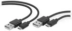 Speed-Link Speedlink STREAM Play & Charge USB Cable Set PS4, black