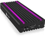 ICY BOX ICYBOX USB Type-C Geh&auml;use f&uuml;r M.2 NVMe SSD mit RGB Beleuchtung