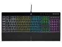 Corsair K55 RGB PRO Gaming Tastatur, 5Z RGB, Rubber Dome, QWERTZ-Layout