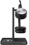 Yealink Headset WH62 Dual DECT, Stereo, Kabellos Kompatibel mit Microsoft Teams,
