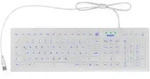 Keysonic KSK-8031INEL - Hygienische Industrietastatur USB-Anschluss, Beleuchtet,