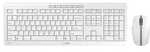 CHERRY Stream Desktop Set Recharge, QWERTY-Layout US mit Euro-Symbol, kabelloses Maus