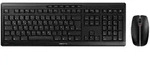 CHERRY Stream Desktop Set Recharge , kabelloses Maus & Tastatur-Set, schwarz