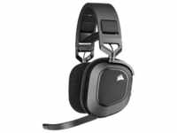 CORSAIR HS80 RGB WIRELESS Premium-Gaming-Headset mit räumlichem Klang, Carbon